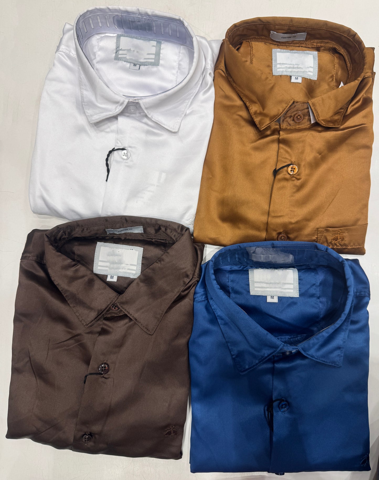 Satin Shirt @ 200/- Only