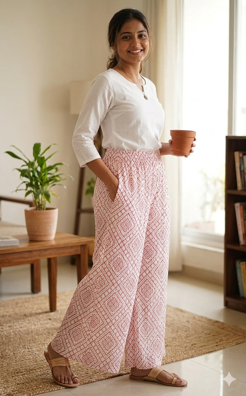 palazzo Pants Pack of 5 @ 499/-