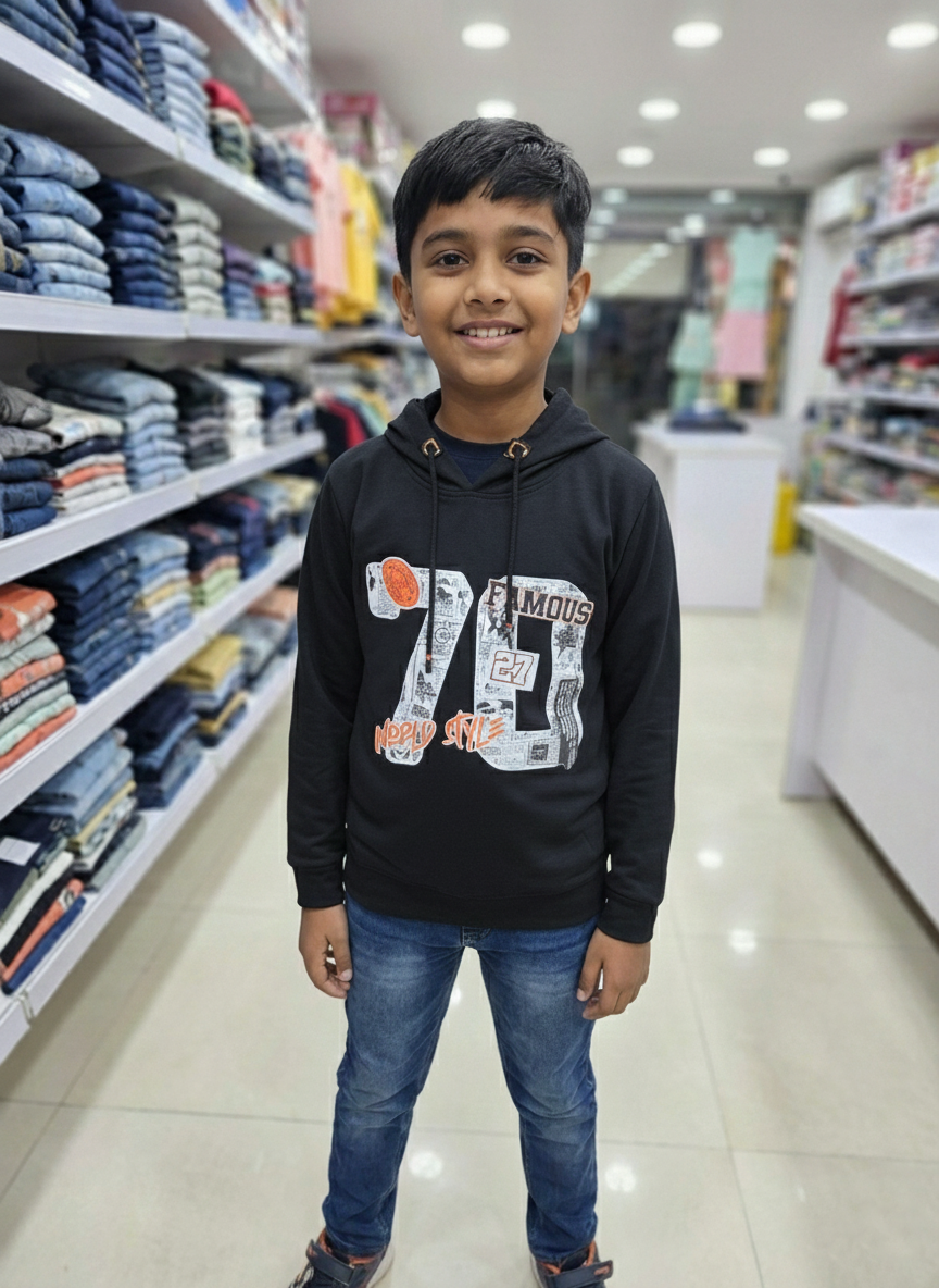 Full Sleeve T Shirt With Cap