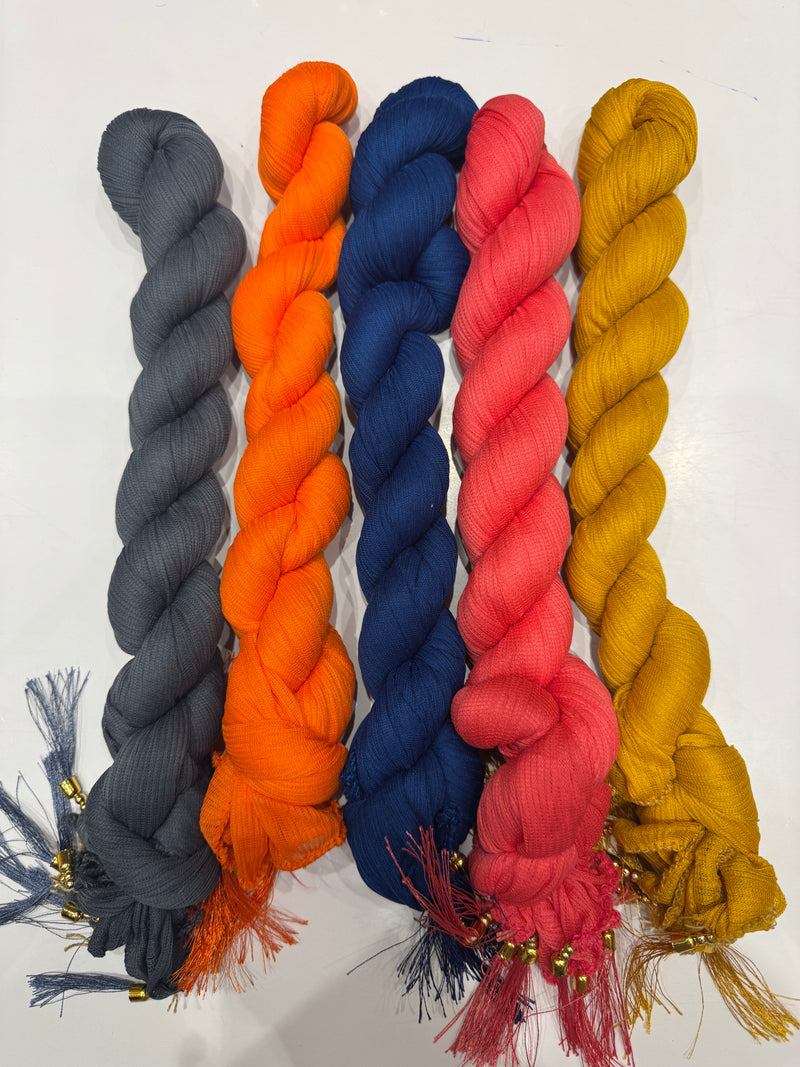 Women Dupatta 5 pcs ( No Color Selection )