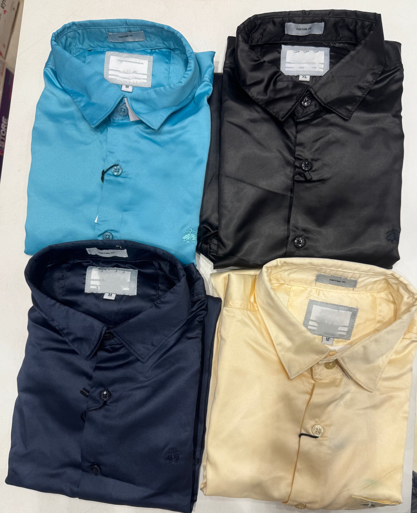 Satin Shirt @ 200/- Only