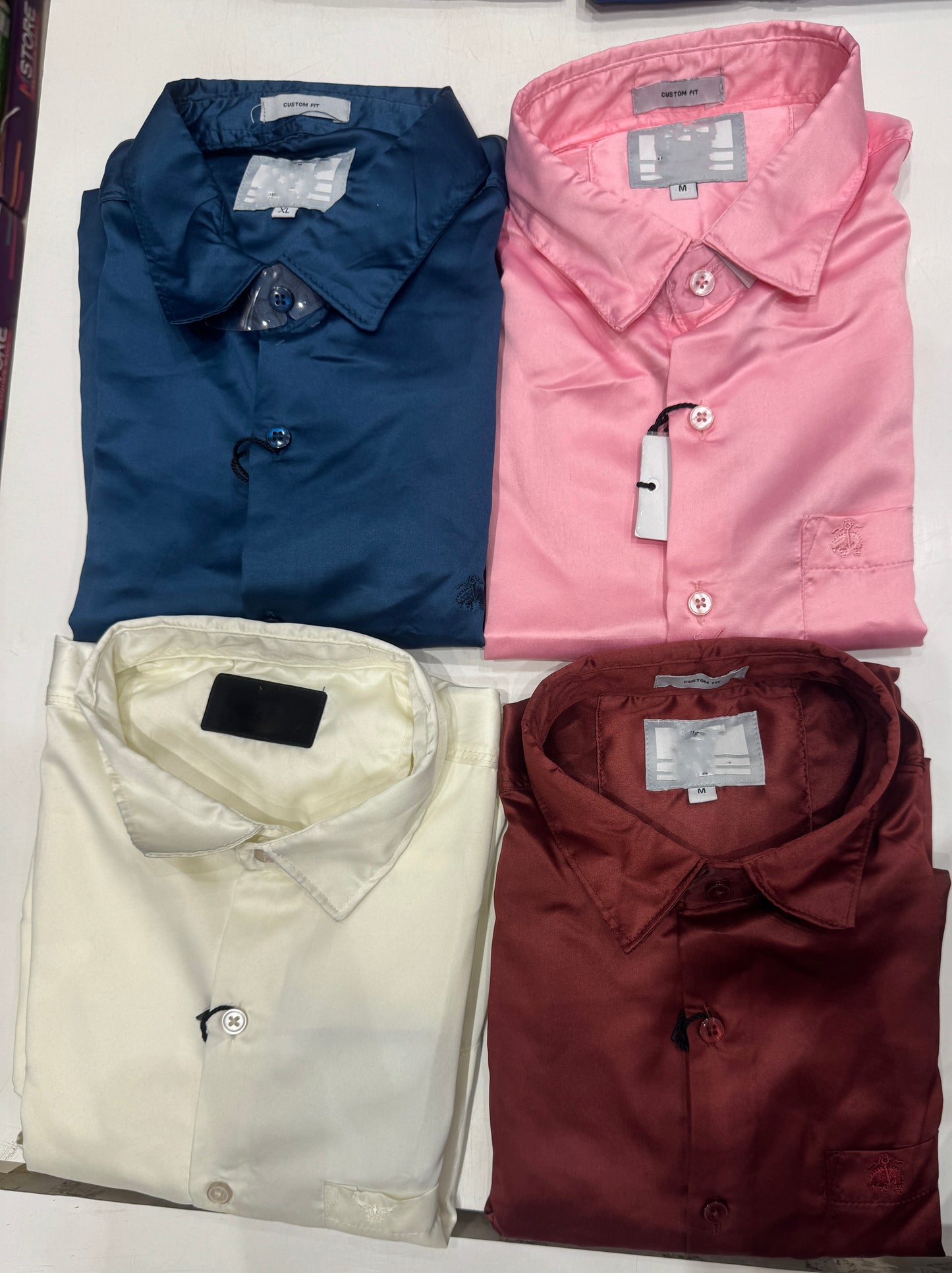 Satin Shirt @ 200/- Only