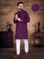 Royal Plum Kurtha Set
