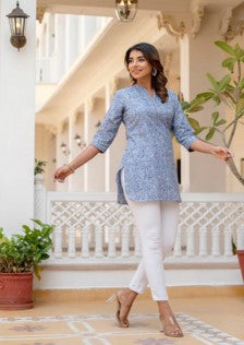 Blue Mist Ethnic Kurti