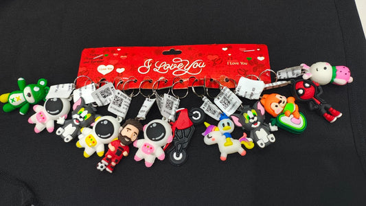 Cartoon Silicon Keychains