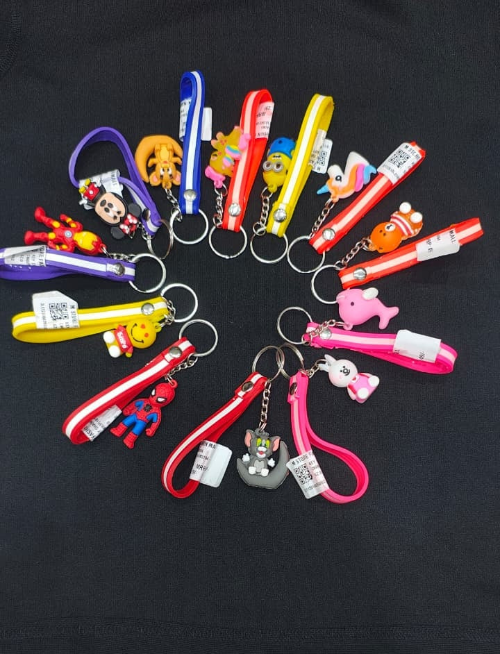Cartoon with band Keychains