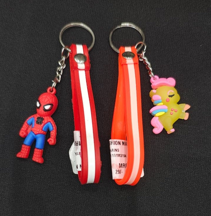 Cartoon with band Keychains