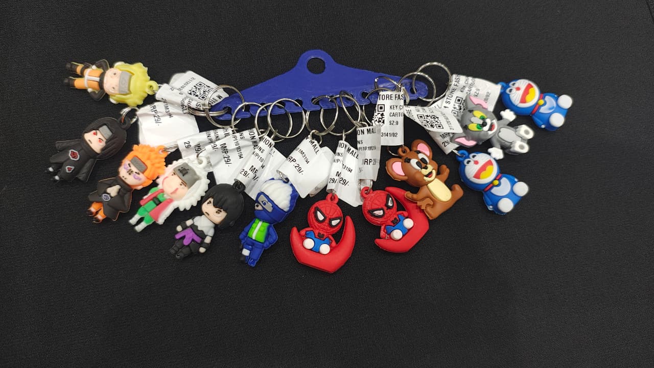 Cute Cartoon Keychains ( Pock of 12)