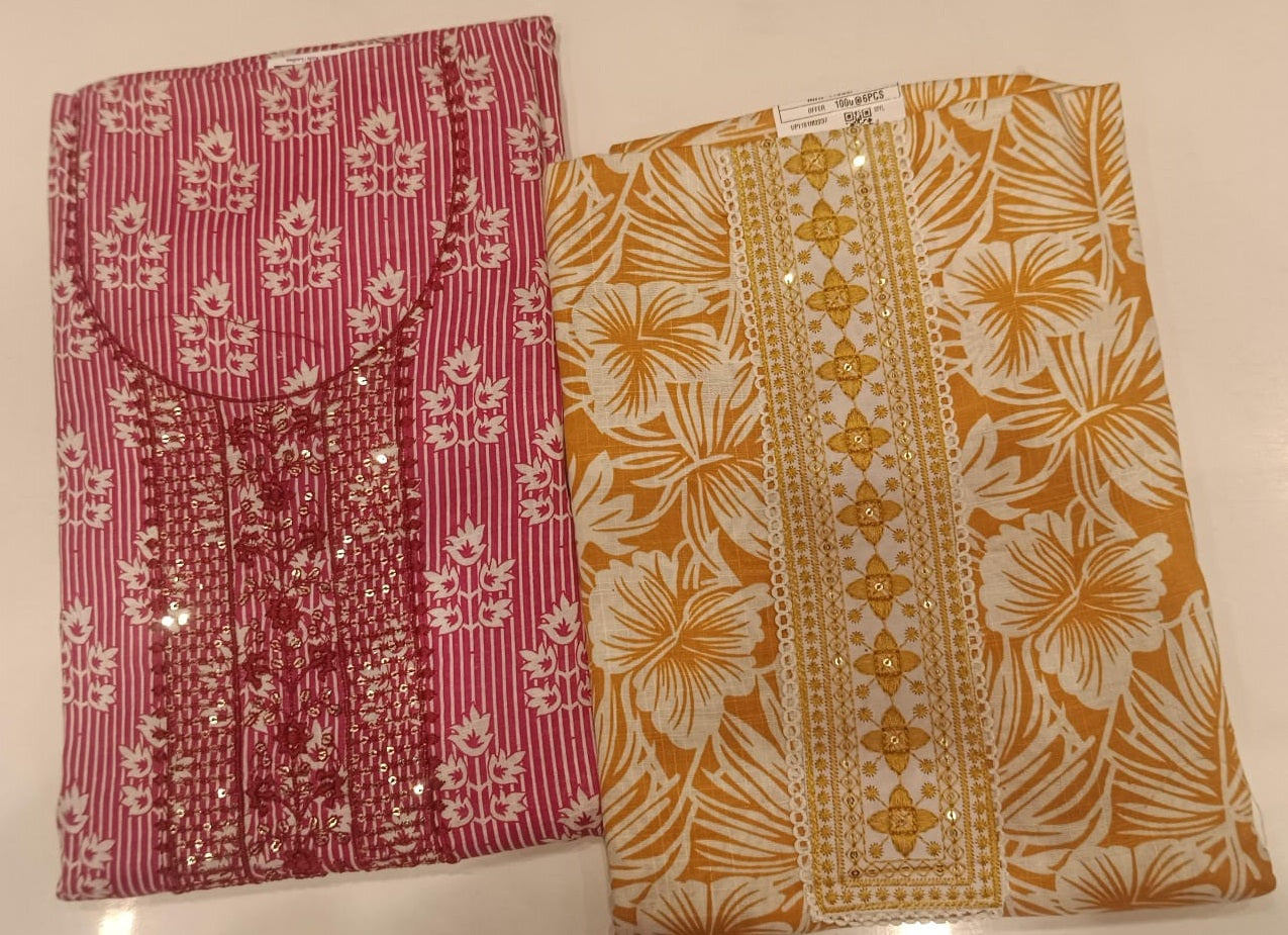 Dress Materials 6 @ 999/-