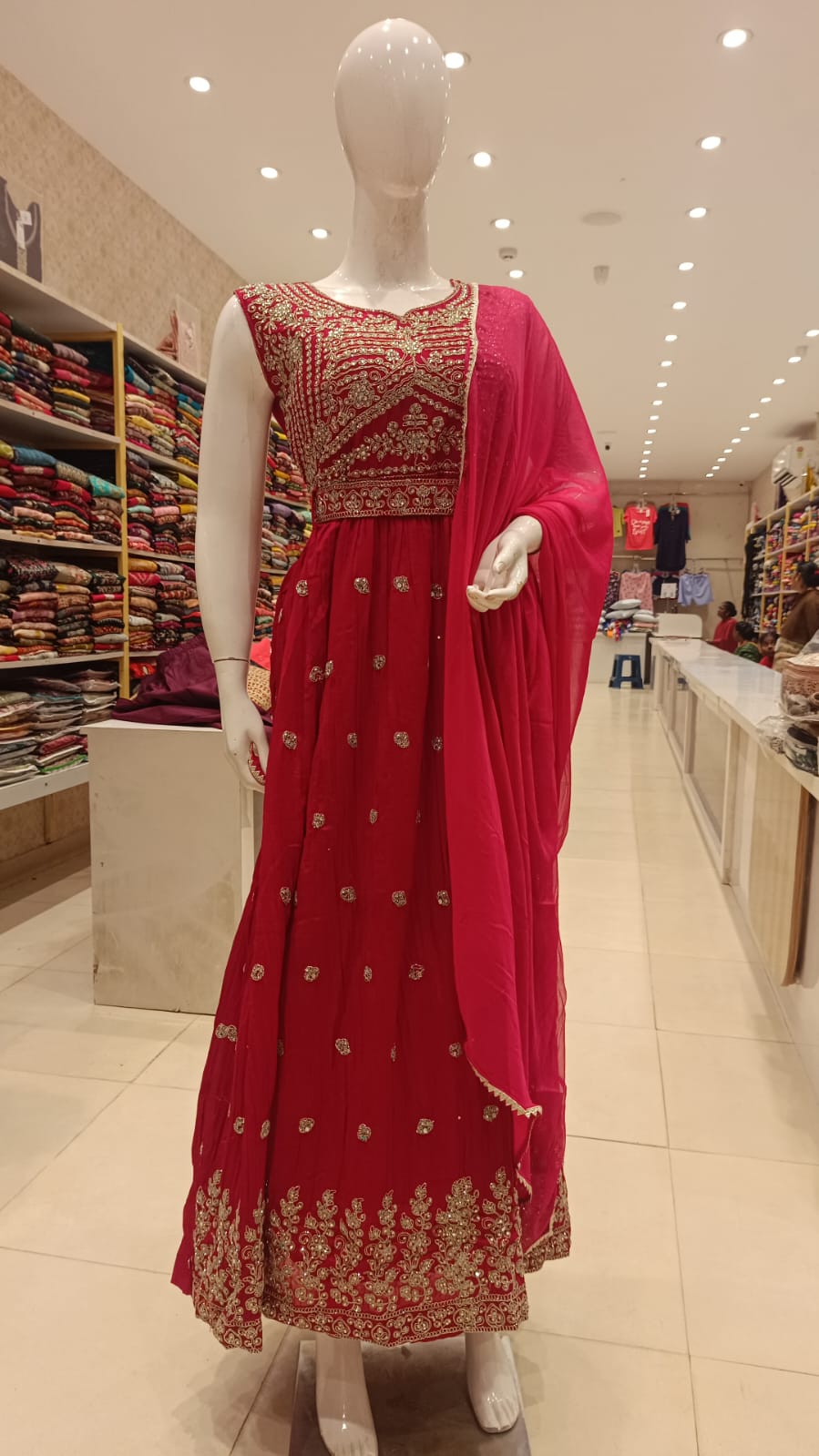 Party wear Long Frock @ 599/--