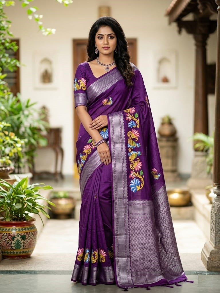 Patola Art Printed Sarees (Limited stock Available)