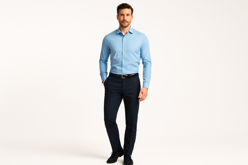 i need the full size image for men model wear sky blue shirt width 700 and height 5000