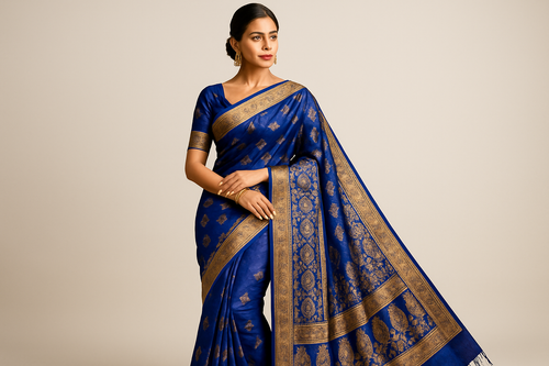 i need the saree image one person wear the saree